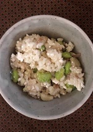 枝豆とカッテージチーズの即席混ぜご飯-レシピのメイン写真
