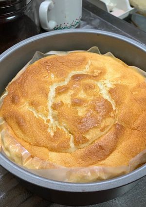 水切りヨーグルトのスフレケーキ-レシピのメイン写真
