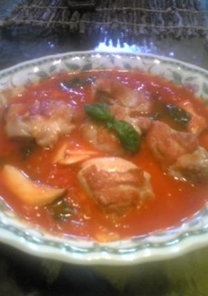 簡単イタリアン☆チキンのトマト煮込み-レシピのメイン写真