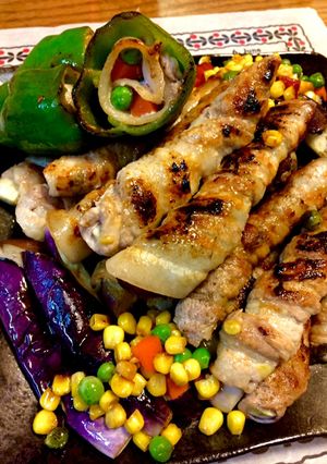 なすとピーマン肉巻きと詰め-レシピのメイン写真