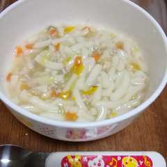 รูปของ 一歳離乳食　野菜いっぱいあんかけうどん