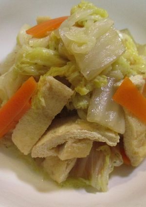 白菜と油揚げの煮物-レシピのメイン写真