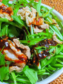 豚しゃぶと水菜のジャン和え-レシピのメイン写真