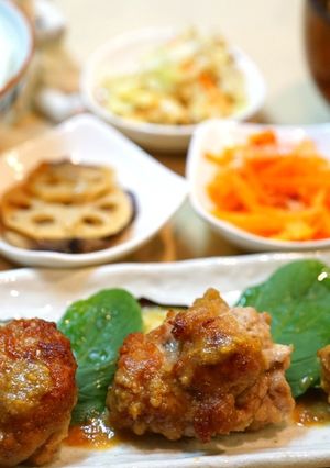 鶏肉の酢味噌かけ☆-レシピのメイン写真