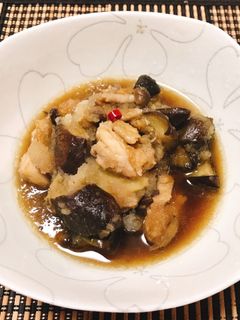 ほっこり♡秋茄子キノコで鶏肉のみぞれ煮♡-レシピのメイン写真
