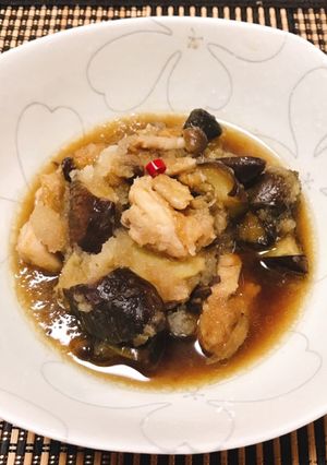 ほっこり♡秋茄子キノコで鶏肉のみぞれ煮♡-レシピのメイン写真