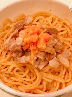 レンジで簡単、焼きそば蒸し麺で、油そば!-レシピのメイン写真
