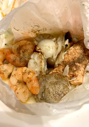 魚介類のホイル焼き-レシピのメイン写真
