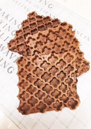 糖質オフのチョコワッフル-レシピのメイン写真