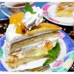 รูปของ オレンジのプリンケーキ