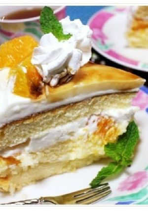 オレンジのプリンケーキ-レシピのメイン写真