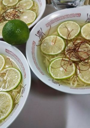 ｸｾがないからｸｾに!【へべすラーメン】-レシピのメイン写真