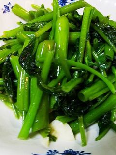 空芯菜のにんにく炒め-レシピのメイン写真