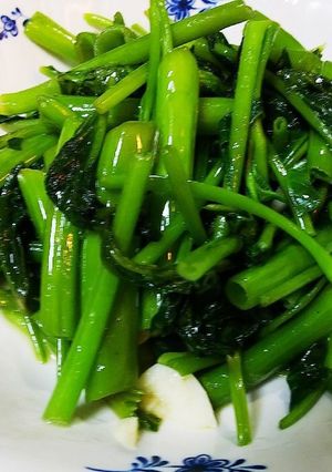 空芯菜のにんにく炒め-レシピのメイン写真