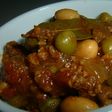 グリンピースと大豆のキーマカレー