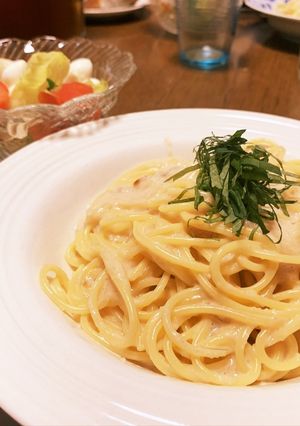 クリームタラコスパゲッティ-レシピのメイン写真