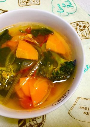 野菜たっぷり 美味しい脂肪燃焼スープ-レシピのメイン写真