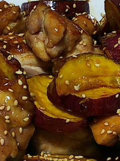 鶏肉とさつまいもの甘辛炒め-レシピのメイン写真