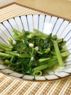 台湾料理屋の味!空芯菜の青菜炒め-レシピのメイン写真