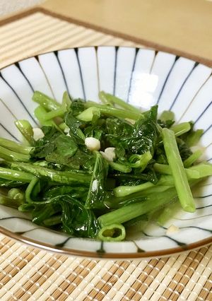 台湾料理屋の味！空芯菜の青菜炒め-レシピのメイン写真