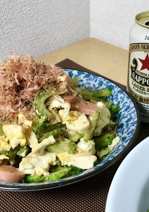 肉無し！　簡単ゴーヤチャンプル-レシピのメイン写真
