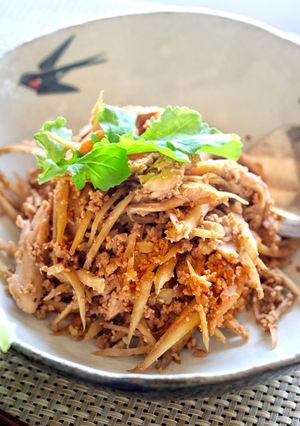高野豆腐の味噌そぼろ-レシピのメイン写真