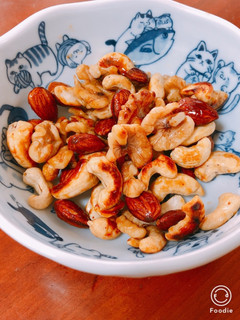 ナッツの蜂蜜炒めお菓子 おやつ-レシピのメイン写真