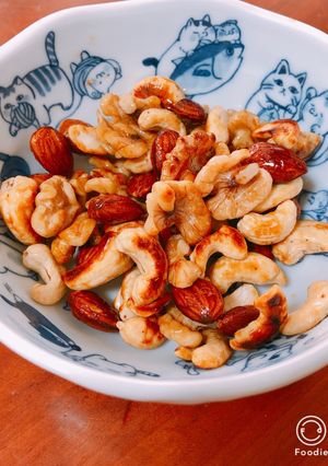 ナッツの蜂蜜炒めお菓子　おやつ-レシピのメイン写真