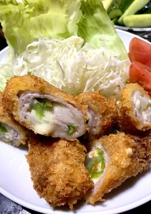 豚肉の野菜巻き揚げ-レシピのメイン写真
