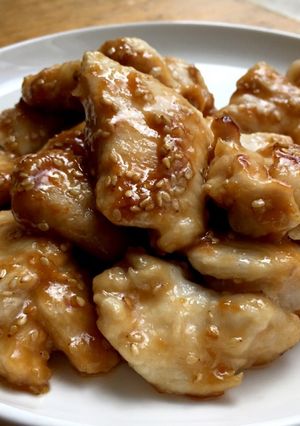 シンプル☆鶏胸肉の柔らかごま味噌焼き-レシピのメイン写真