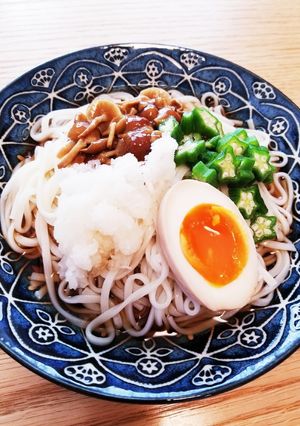 ごま油が美味しい⭐冷やしなめこうどん⭐-レシピのメイン写真
