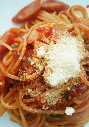 まろやかナポリタン-レシピのメイン写真