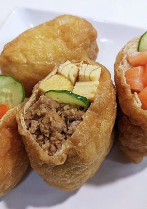 油揚げ（5枚入り）で簡単いなり寿司-レシピのメイン写真