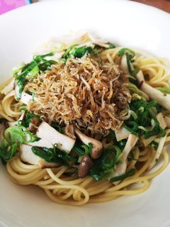 カリカリじゃこと葱の和風パスタ-レシピのメイン写真