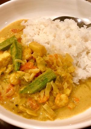 シーフードのトマトクリームカレー-レシピのメイン写真