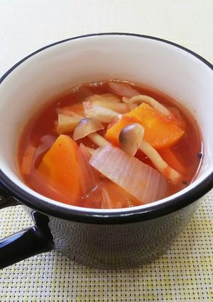 野菜たっぷり簡単ミネストローネ風スープ。-レシピのメイン写真