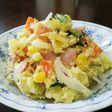 具たっぷり☆炒め野菜のポテトサラダ。