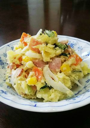 具たっぷり☆炒め野菜のポテトサラダ。-レシピのメイン写真