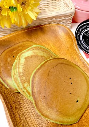 青汁スティックで絶品パンケーキ！-レシピのメイン写真