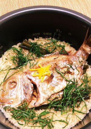 秋の佳き日に鯛めしを♬-レシピのメイン写真