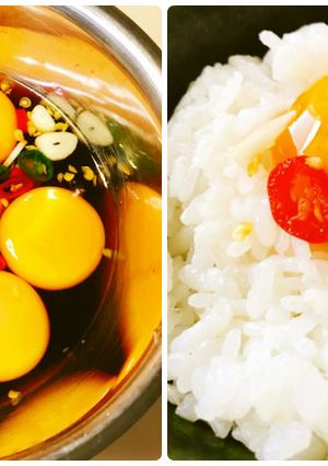 ご飯や冷奴に！卵黄のナンプラー漬け-レシピのメイン写真