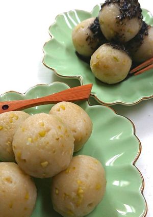 日本のおやつ枝豆だんご-レシピのメイン写真