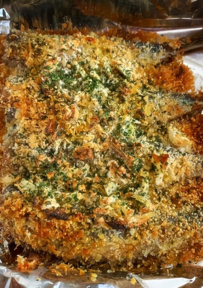 いわしの香草パン粉焼き♪-レシピのメイン写真
