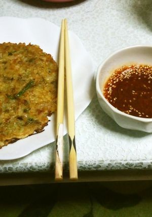 我が家のキノコたっぷりチヂミ-レシピのメイン写真