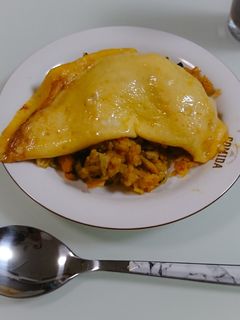 きのこたっぷりかぼちゃバターオムライス-レシピのメイン写真