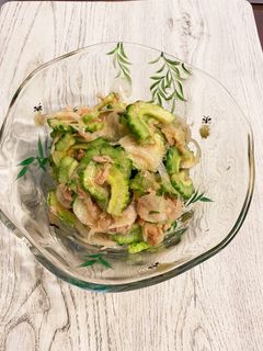 ゴーヤとツナの簡単サラダ-レシピのメイン写真