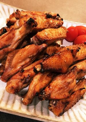 焼肉のたれで手羽中の超簡単オーブン焼き-レシピのメイン写真