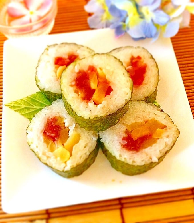 トロたく&納豆ねぎとろ巻き by hikarin♪ 【クックパッド】 簡単