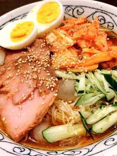 ピリ辛!!韓国風冷麺~素麺アレンジ-レシピのメイン写真