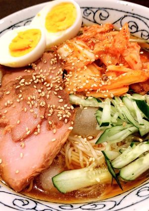 ピリ辛！！韓国風冷麺～素麺アレンジ-レシピのメイン写真